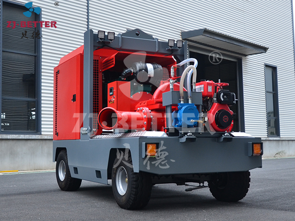 大流量防汛排澇移動(dòng)泵車(chē)